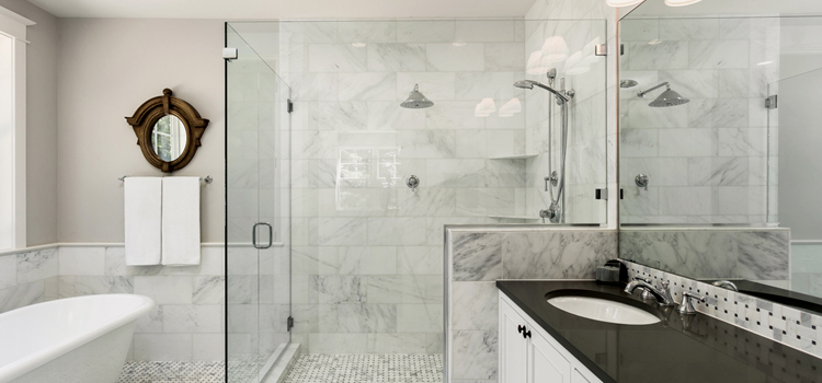 bathroom shower door installation in Gilroy